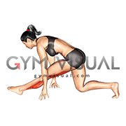 Single Leg Calve Stretch (Female)