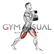 Dumbbell Goblet Split Squat