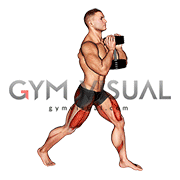 Dumbbell Goblet Split Squat