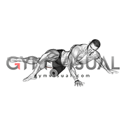 Roll Quadriceps (Vastus Lateralis) Lying on Floor