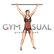 Stick Standing Twist Stretch (female) (female)
