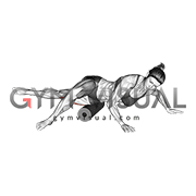 Roll Quadriceps (Vastus Lateralis) Lying on Floor (female)