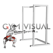 Band Squat Twist