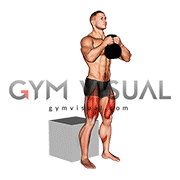 Kettlebell Box Squat
