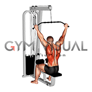 Cable Wide Grip Behind Neck Pulldown