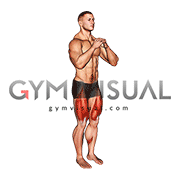 Bodyweight Narrow Stance Squat (male)