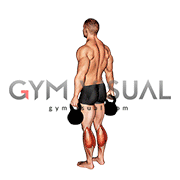 Kettlebell calf store