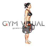 Bottle Weighted Rear Lunge (female)