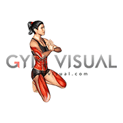 Peacock Pose Mayurasana (female)