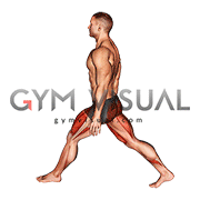 Bodyweight Low Split Squat (male)