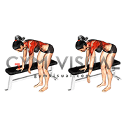 Bent Over Shoulder Pendulum (female)