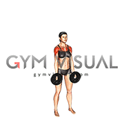 Weighted Plate Standing Around the World (female)