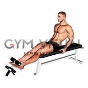 Weighted Plate Tibialis Anterior Curl (male)