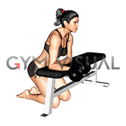 Dumbbell Over the Bench Supination