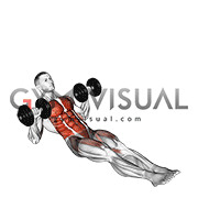 Dumbbell Seated Military Press In Out Leg Raise on Floor