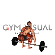 Barbell Hook grip Deadlift (male)