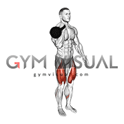 Kettlebell Contralateral Reverse Lunge (male)