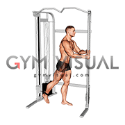 Cable Standing Hip Flexion (male)