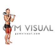Weighted Bag Walking Lunge (male)