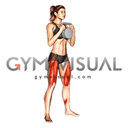 Kettlebell Goblet Squat (female)