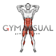 Cross Standing Crunch (male)