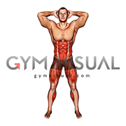 Cross Standing Crunch (male)