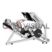 Lever Angled Single Leg Press (male)