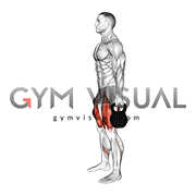 Kettlebell Romanian Deadlift to Squat (male)