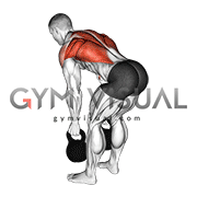 Kettlebell Two Arm Row