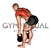 Kettlebell Two Arm Row