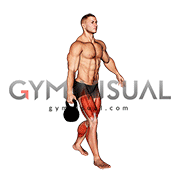 Kettlebell Unilateral Farmers Walk (male)