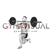 Barbell Half Kneeling Shoulders Press