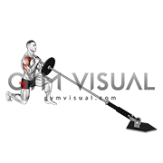 Landmine Half Kneeling Shoulders Press