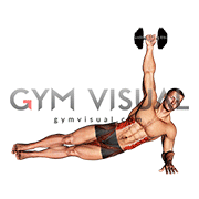 Dumbbell Side Plank (VERSION 2) (male)