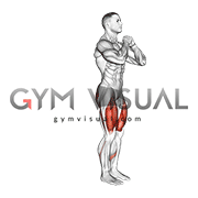 Bodyweight Narrow Squat Lunge (male)