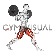 Barbell Static Lunge