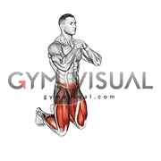 Alternating Kneeling to Half Kneeling (male)