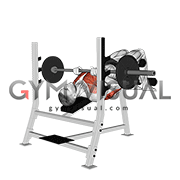 Barbell Decline Close grip Press (male)