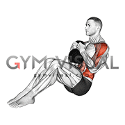 Kettlebell Strong Russian Twist (male)