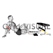 Resistance Band Sitting Floor Tibialis Press