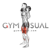 Weighted Sandbag Squat (male)