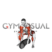 Weighted Sandbag Shouldering (male)