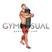 Weighted Sandbag Carry (Bear Hug) (male)