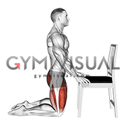 Kneeling Bend Knee Chair Supported (male)