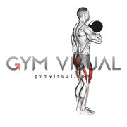 Kettlebell Ipsilateral Reverse Lunge High Knee (male)