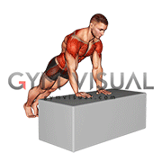Incline Jack Plank (male)