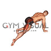 Kneeling Leg Half Circle (male)