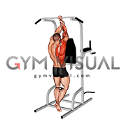Uneven Pull-up (male)