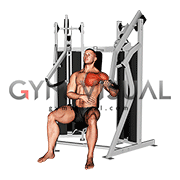 Lever Stack Seated Incline Single Arm Chest Press (male)