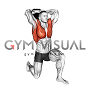 Kettlebell Half Kneeling Halo (male)